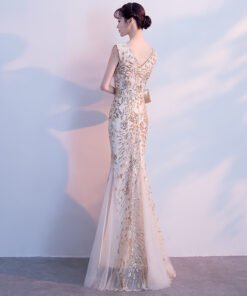 gold mermaid dress 750-01