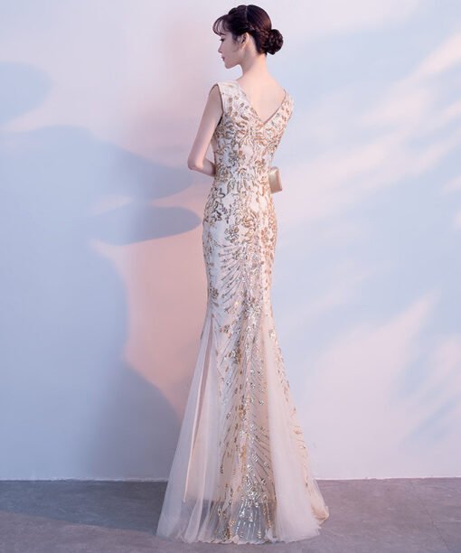 gold mermaid dress 750-01