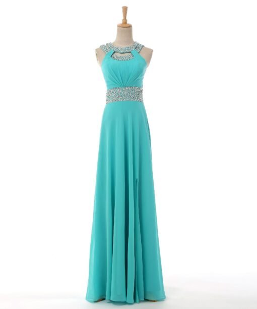 halter prom dress 0740-04