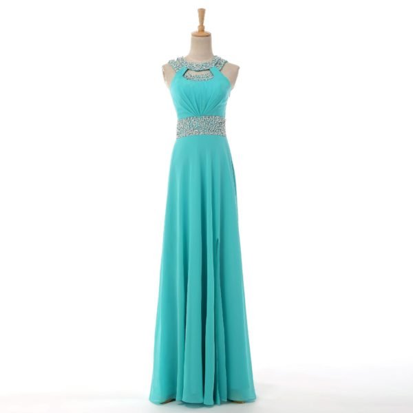 halter prom dress 0740-04