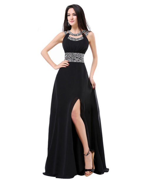 halter prom dress 0740-04