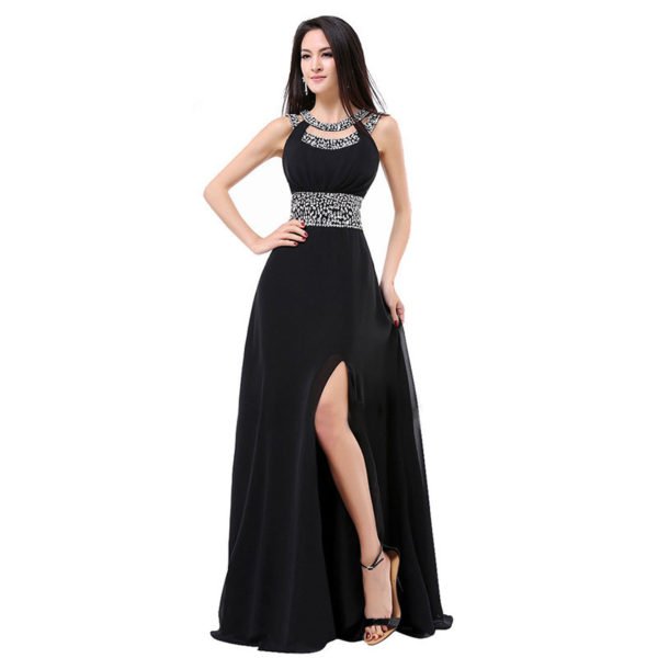 halter prom dress 0740-04