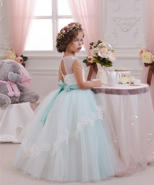 little girl flower girl dresses-0630