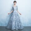 long prom dress lace 0722-03
