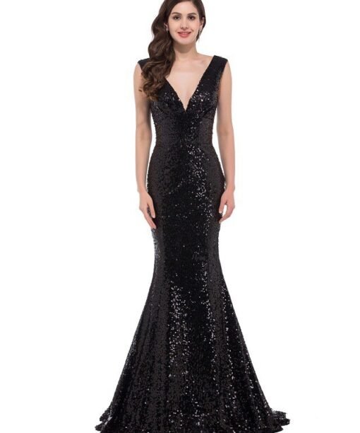 mermaid prom dress under 100 0736-08