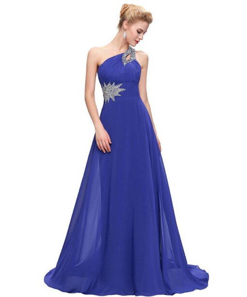 one shoulder bridesmaid dress 0738-03