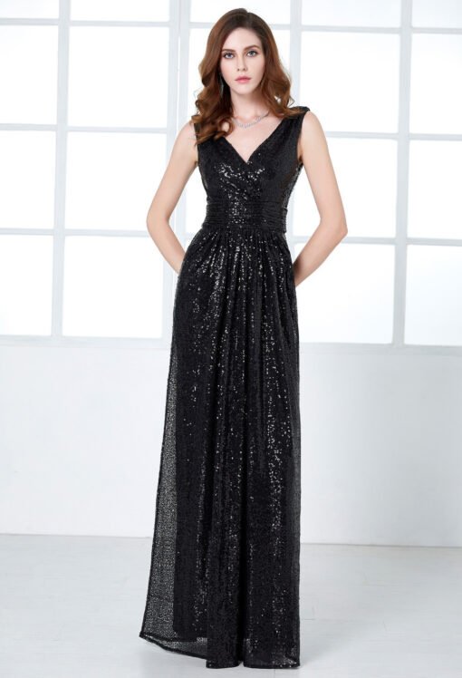 paillette evening dress 0739-02