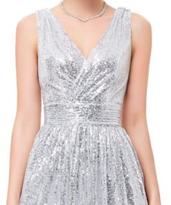 paillette evening dress 0739-02