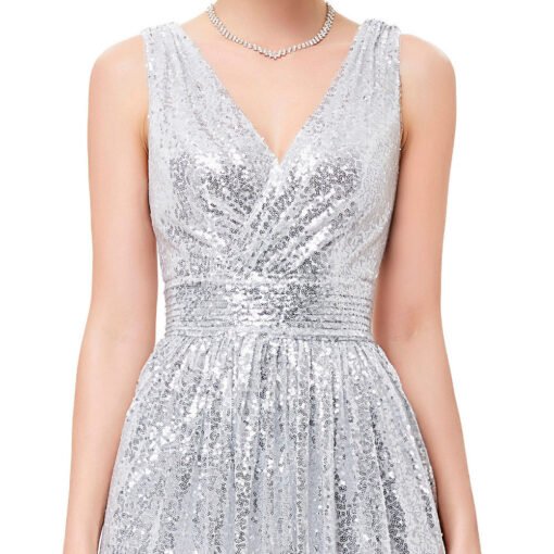 paillette evening dress 0739-02