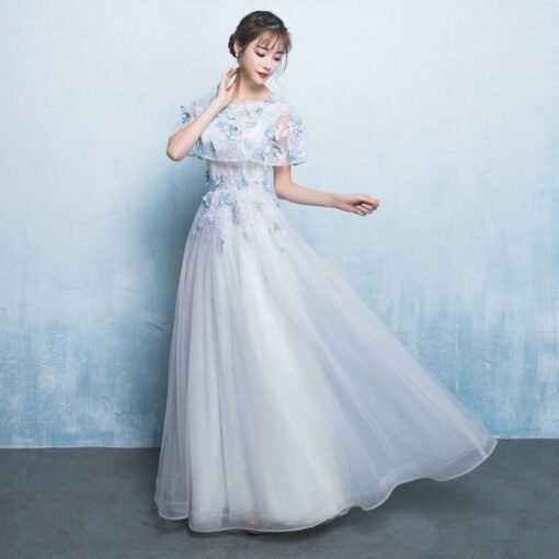 prom dress light blue 0727-02