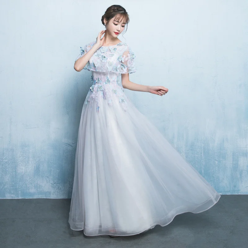 prom dress light blue 0727-02
