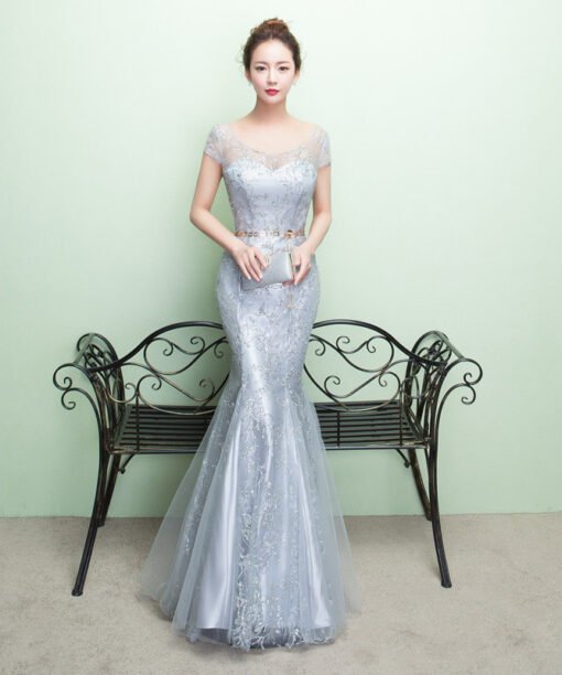 prom dress mermaid 0724-03