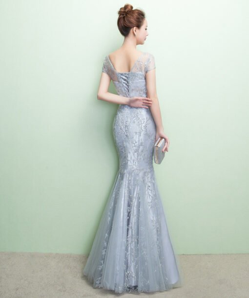prom dress mermaid 0724-04