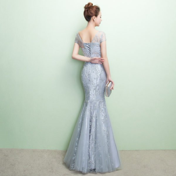 prom dress mermaid 0724-04