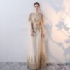 prom dress with cape 0721-02