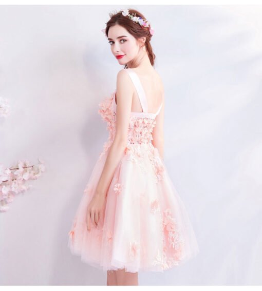 Prom Dresses Pink Short Party Dress Birthday Dress - Image 2