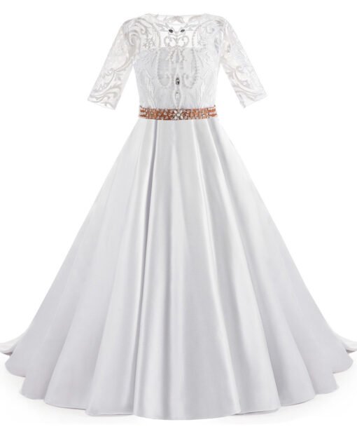 vintage flower girl dresses-0613