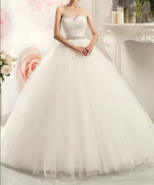 wedding dress strapless 0717-01