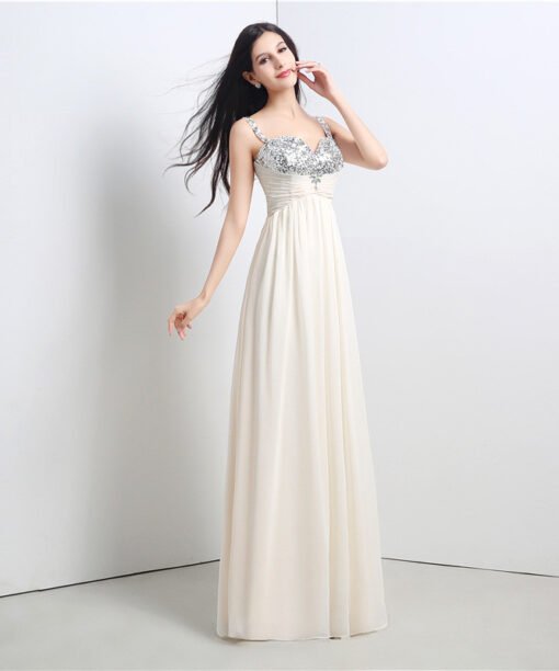 Spaghetti Strap prom dress 776-03