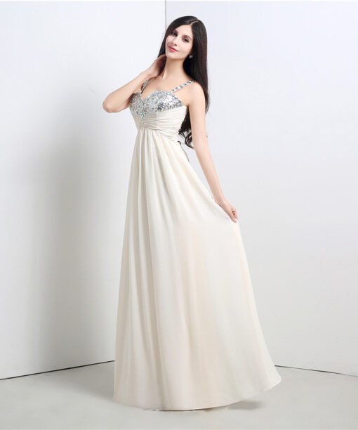 Spaghetti Strap prom dress 776-04