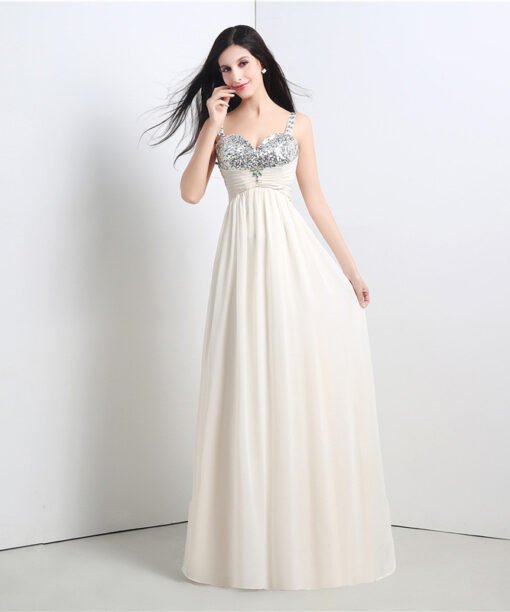 Spaghetti Strap prom dress 776-05