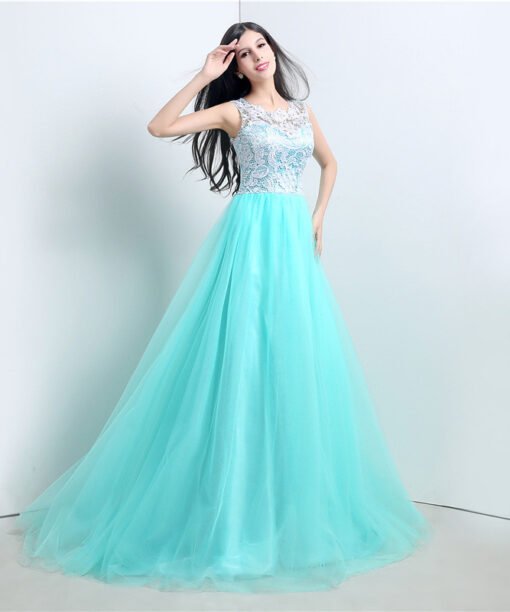 Turquoise prom dress 778-02