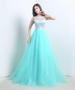 Turquoise prom dress 778-03