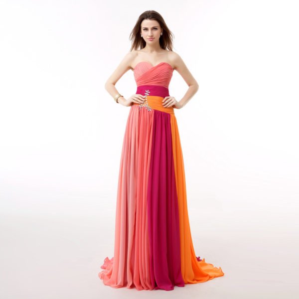 chiffon prom dress 782-03