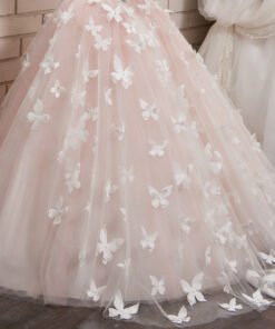 flower girl dresses with sleeves-0650
