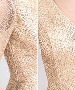 gold evening gown 787-01