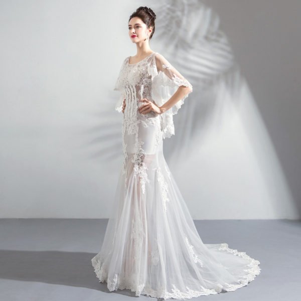 lace mermaid wedding dress 792-04