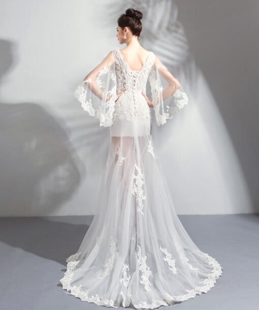 lace mermaid wedding dress 792-05