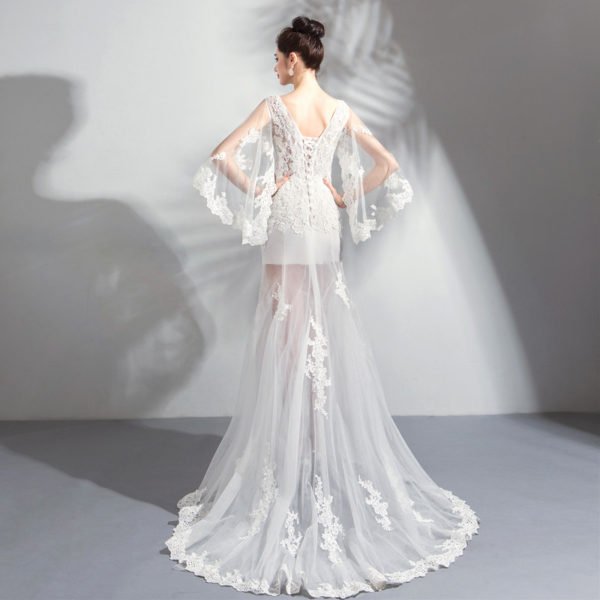 lace mermaid wedding dress 792-05