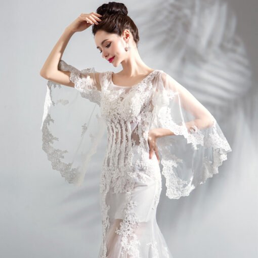 lace mermaid wedding dress 792-06