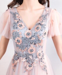 light pink formal dress 790-07