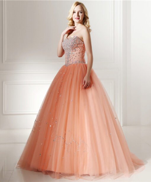 orange prom dress 774-02