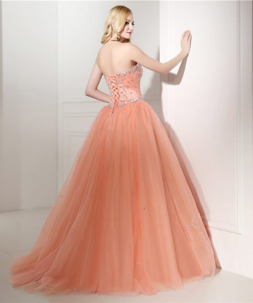 orange prom dress 774-06