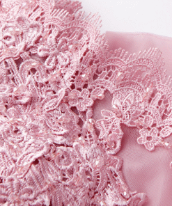 pink mermaid prom dress 773-02