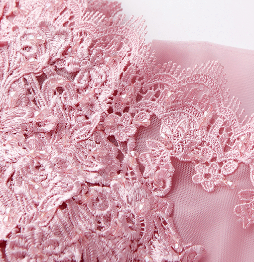 pink mermaid prom dress 773-02