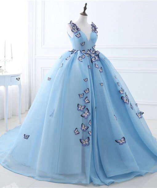 prom dress light blue 780-01