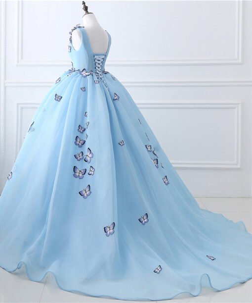 prom dress light blue 780-03