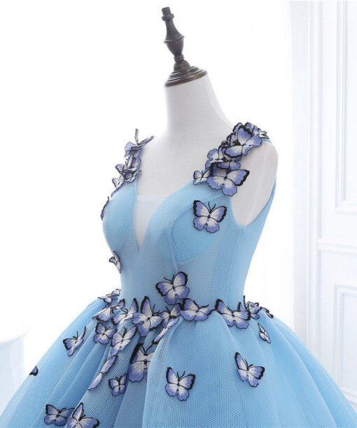 prom dress light blue 780-04