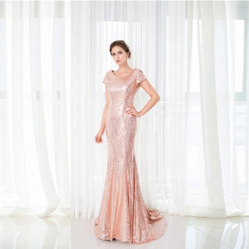 prom dress open back 777-03