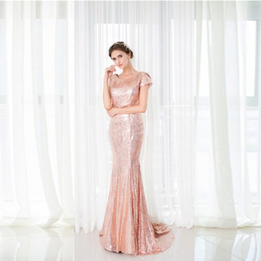 prom dress open back 777-04