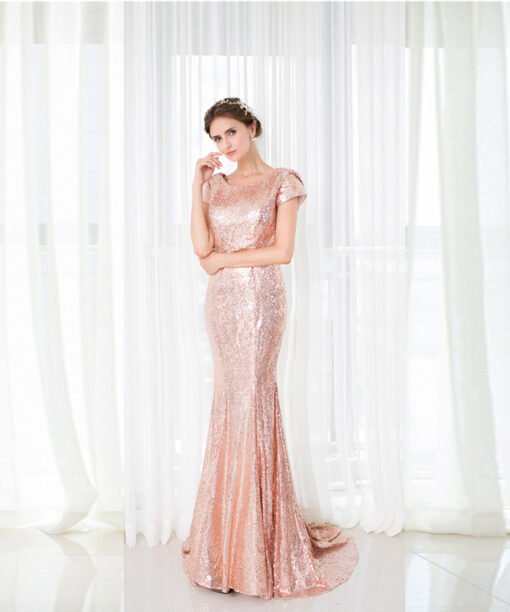 prom dress open back 777-04