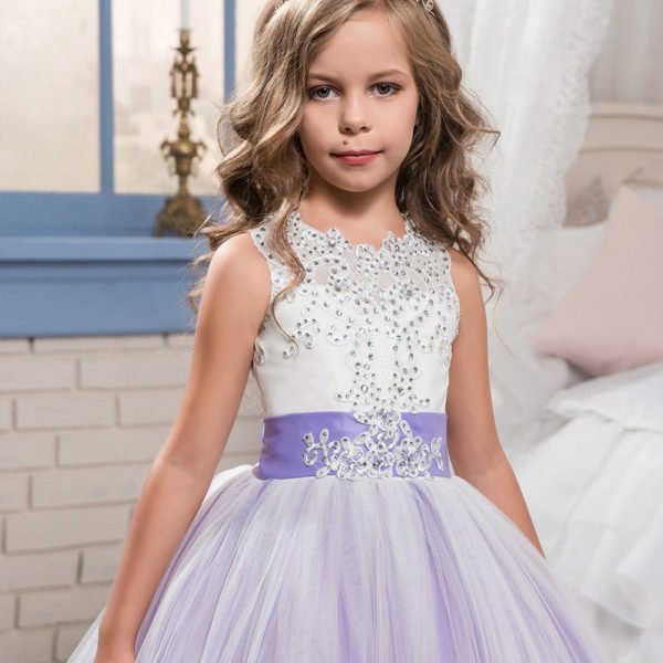 purple and white flower girl dresses-0648