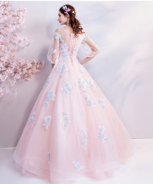 quinceanera dresses pink 765-05