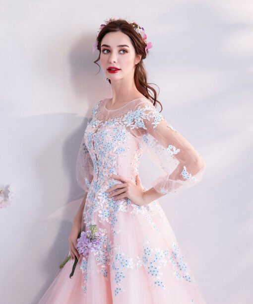 quinceanera dresses pink 765-09