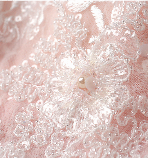 short prom dress pink 793-01