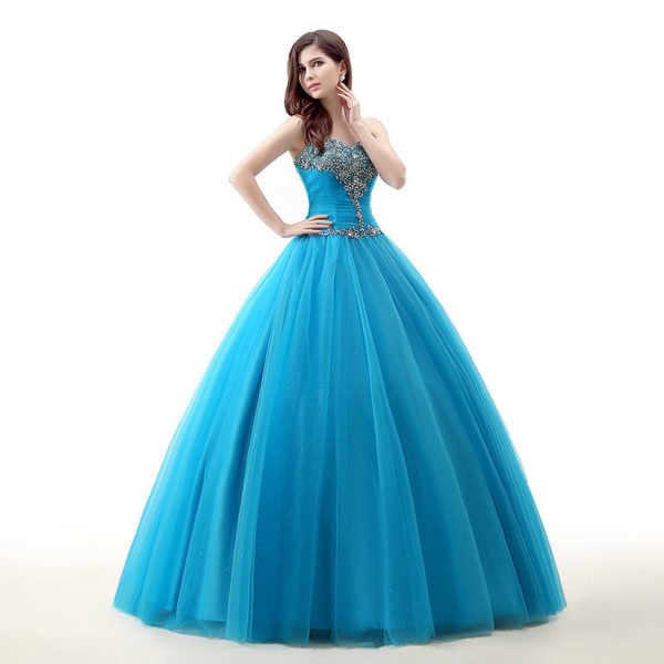 strapless ball gown prom dress 781-02